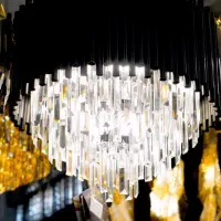 روشنایی مدرن|لوستر و چراغ آویز|گلبهار, شهر جدید گلبهار|دیوار