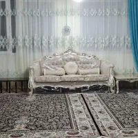 مبل ۹ نفر چوب راش فوم سرد درجه یک تولیدی تهران|مبلمان خانگی و میز عسلی|کرمانشاه, |دیوار