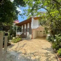 ویلانیم پیلوت سقف چوبکاری حیاط مشجر شهرکی سنداماده