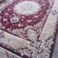 فرش ۱۲ متری و ۶ متری خوب تمام نخ زرشکی
