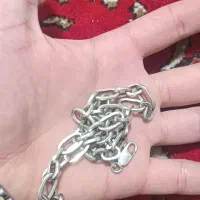 گردنبند نقره حدودا 28گرم معاوضه با ی انگشتر نقره