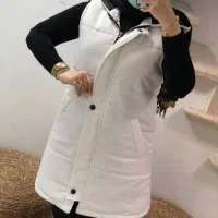 وست پافریه سفید فری سایز مناسب۳۶تا۴۲