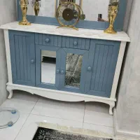 کنسول آینه با میز تی وی ست