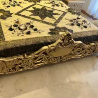 سرویس خواب دونفره چوب فرانسوی ۱۸۰در۲|تخت و سرویس خواب|تهران, هروی|دیوار