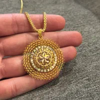 گردنبند طلا به همراه مدال