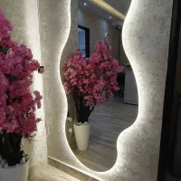 آینه دفرمه دارای ال ای دی