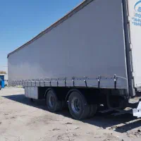 تریلی چادری کانتینر ترانزیت دو محور