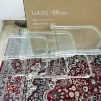 میز عسلی سه تایی شیشه ای