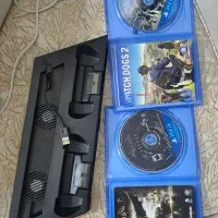 بازی واچ داگزوبتمن و پایه شارژر فندار ps4|کنسول، بازی ویدئویی و آنلاین|تهران, شهرک دانشگاه|دیوار