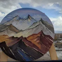 سفارش  طراحی چهره سیاهقلم نقاشی روی سفال|تابلو، نقاشی، عکس|مشهد, امیر|دیوار