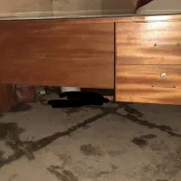 میز اداری با شیشه