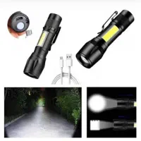 چراغ قوه زوم دار شارژی مدل فلزی به همراه کیف حمل|لامپ و چراغ|شیراز, بازار|دیوار