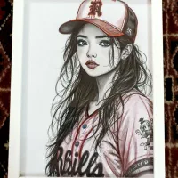 تابلو نقاشی مدادرنگی