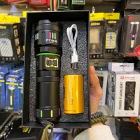 چراغ قوه شارژی فانوسی رنگی دوربرد زومدار coba g37|کوهنوردی و کمپینگ|تهران, لاله زار|دیوار