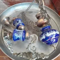 لوستر برنجی قدیمی عتیقه