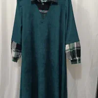 مانتو عبایی زنانه مزونی مخمل کبریتی ترند|لباس|خلیل آباد, |دیوار