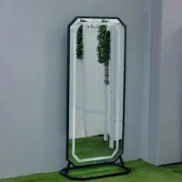 انواع اینه قدی پایه عصایی و دور فلز|آینه|شیراز, تندگویان|دیوار