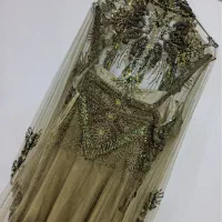 لباس مجلسی تمام سنگ دست دوزسایز۴۲