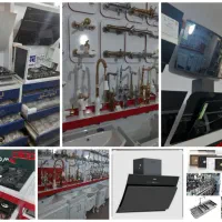 اسباب اثاثیه /+/پک کامل گاز و هود توکار