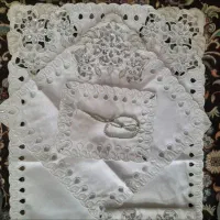 سجاده سفید ۴تیکه نگین دار شیک|زیورآلات و اکسسوری|تهران, قیام|دیوار