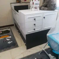 تخت کمد نوزاد و نوجوان سیسمونی