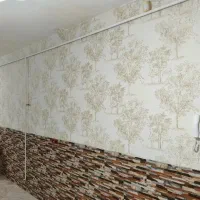 نصاب کاغذ دیواری ورنگ کاری|خدمات پیشه و مهارت|نورآباد, |دیوار
