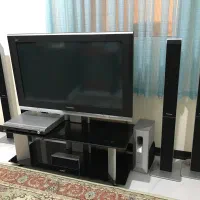 تلویزیون ۴۲ اینچ پاناسونیک با سینما خانگی کامل|تلویزیون و پروژکتور|کرج, جهان‌شهر|دیوار