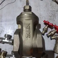 شیر فلکه 3اینچ کیتز ژاپن کاملا نو همراه اتصالات