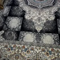 فرش ۱۲ متری.میز تلویزیون شیشه ای .ساعت ایستاده|فرش|مبارکه, |دیوار