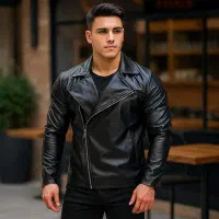 کاپشن چرم مردانه  Nima