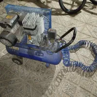 پمپ باد ۵۰ لیتری با شیلنگ ۲۰ متری و پیستوله