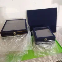 جعبه کادویی مخمل سرمه ای و 50 عدد برای لوازم