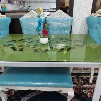 میز غذا خوری ۶ نفره|میز و صندلی غذاخوری|ضیابر, |دیوار