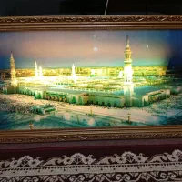 تابلو شیشه ای چراغ دار