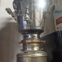 یک عددسماور عالی نسب وچراغ طوری ودوععدپارچ ولیوان