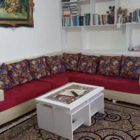 مبلمان ۷ نفره در حد نو بهمراه میز عسلی