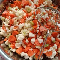 سالاد گوجه و بادمجون شکمپر