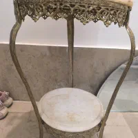 میز تلفن برنز برنزی برنج برنجی