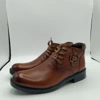 نیم بوت چرم طبیعی