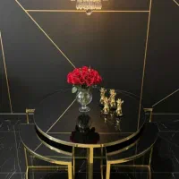 جلومبلی عسلی طلایی فلزی فورتیک