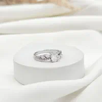 انگشتر قلب پینک صورتی مدل تک داش نقره گوموش 0917|بدلیجات|تبریز, |دیوار