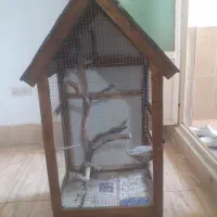 قفس چوبی کلبه ی