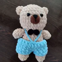 عروسک مخمل بافتنی