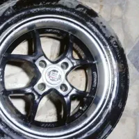 چهار حلقه رینگ با لاستیک سایز 15