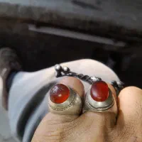 انگشتر نقره عقیق کهنه