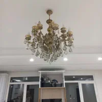 لوستر برنجی ۱۶ شعله