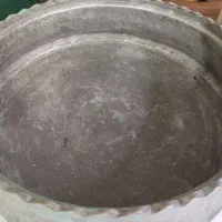 تشت و افتابه مسی قدیمی