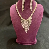 گردنبند عروس فول نگین|بدلیجات|گرگان, |دیوار