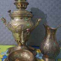 سماور زغالی جنس برنج