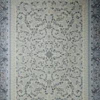 فرش کاشان ۱۲۰۰شانه گل برجسته